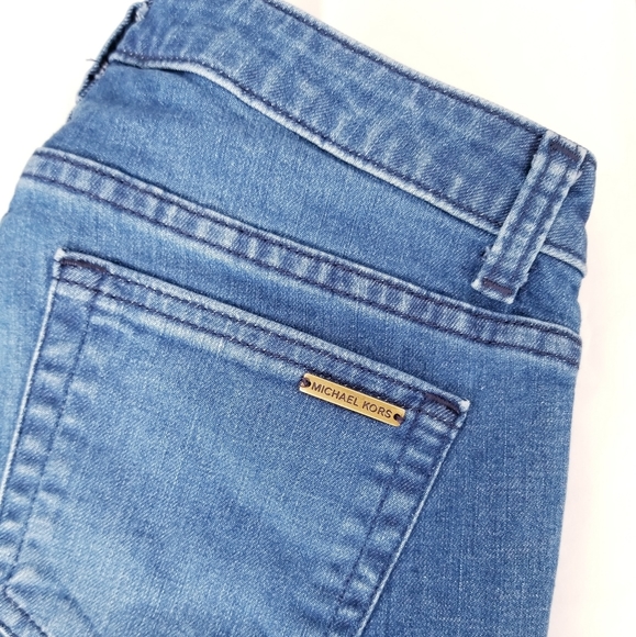 MICHAEL KORS Split-Hem Cropped Flare Denim, 2 - Picture 5 of 6